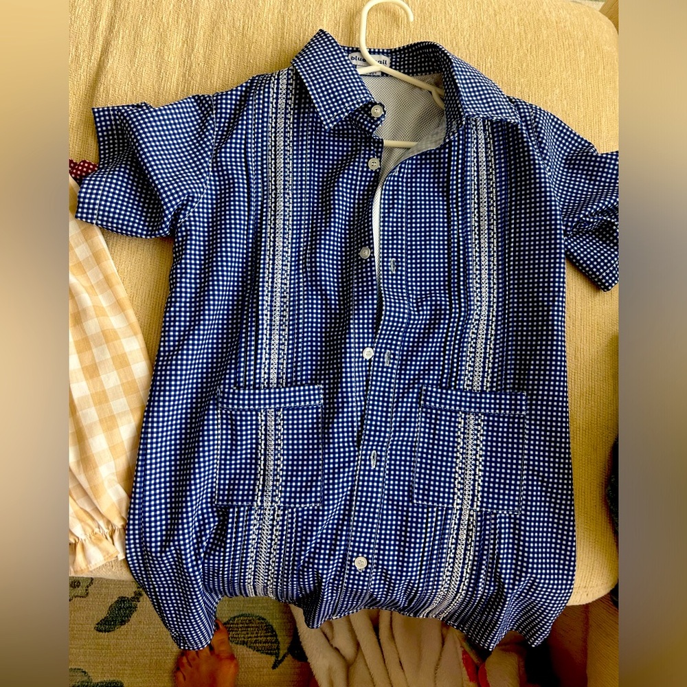 Girls button up dress